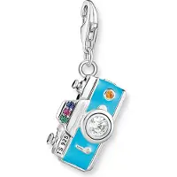 Thomas Sabo Charm-Anhänger Türkise Retro Kamera Silber