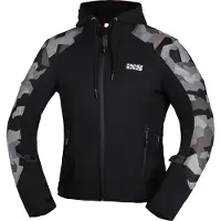 IXS Moto Camo Motorrad Textiljacke, schwarz/camouflage, S