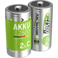 Ansmann NiMH-Akku Baby 2500mAh 2er Blister