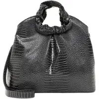 Suri Frey Schultertasche Umhängetasche SFY TechBag Shopper Grey-Kroko grau