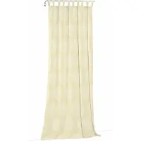 Wirth Vorhang "Kingston" Gr. 1, beige (creme), B:135cm H:145cm, Jacquard, Polyacryl, Polyester, Gardinen, Vorhang