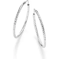 Firetti Paar Creolen "Schmuck Geschenk Silber 925 Ohrringe glänzend", silber (silberfarben), Ohrringe, Damen, 35mm, Silber 925 (Sterlingsilber), Paar Creolen