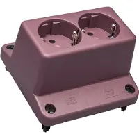 ABB 3640 Duale Schuko Socket Abdeckung Rot Recycelt - 1SPA007130F9240
