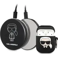 Karl Lagerfeld KLBPPBOA2K AirPods-Hülle + Powerbank Ikonik