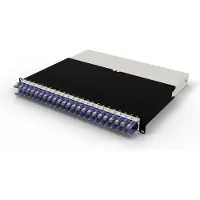 Patchbox .one / 8RU / STP / Grey, 0,8 m, Cat6a, U/FTP (STP), RJ-45, RJ-45, Grau