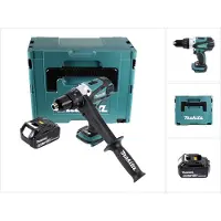 Makita DDF 458 G1J Akku Bohrschrauber 18 V 91 Nm + 1x Akku 6,0 Ah + Makpac - ohne Ladegerät