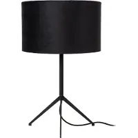 Lucide Stativtischlampe Tondo Schwarz