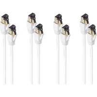 Shiverpeaks BS08-41076-4, 10 m, Cat8.1, F/FTP (FFTP), RJ-45, RJ-45, Weiß