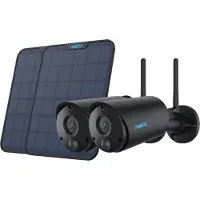 Reolink 2x B320-B Battery-WiFi+ Solarpanel schwarz