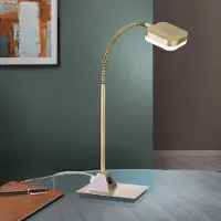 Orion LED-Tischleuchte Tobias, altmessing