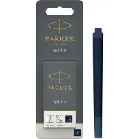 Parker - Tintenmuster Quink Blue Black | Blasen Sie ein 5 -Stück