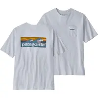Patagonia - Boardshort Logo Pocket Responsibili-Tee - T-Shirt Gr XS grau