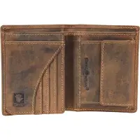 Greenburry Geldbörse Vintage Animal Collection Wallet Brown Wild Boar dunkelbraun