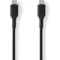 Nedis CCGL60710BK20 USB-Kabel USB 2.0 USB-C Stecker beidseitig 240 W 2 m Schwarz