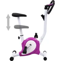 vidaXL Heimtrainer mit Riemenantrieb Lila