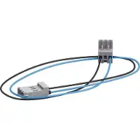 Hager HAG KU9S40SBE Spgsabgriff,universZ,400mm, sw/bl, Stecker-Buchse, 1 Stück