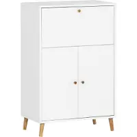 Schildmeyer Schreibtisch "Serie 500, Sekretär, Made in Germany, B: 65 cm", weiß, B:65,2cm H:101,7cm T:39cm, Tische, Schreibtisch, Solide Verarbeitung - Dieses Produkt ist in Deutschland gefertigt