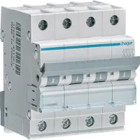 Hager Leitungsschutzschalter 4pol. C-25A 6kA MCN425