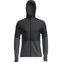 Icebreaker - Merino 200 Realfleece Descender L/S Zip Hoodie - Fleecepullover Gr XL schwarz