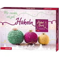 Roth "Wollkram"-Adventskalender mit 24 x Garnknäulen, Häkelnadel