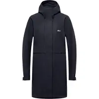 Jack Wolfskin Damen Terraview 2L Regenmantel dark navy L