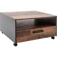 Trendteam Wohnen Couchtisch Universal Old Wood NB 70 x 40 x 70 cm