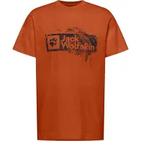 Jack Wolfskin Herren Brand T-Shirt burnt orange 3XL