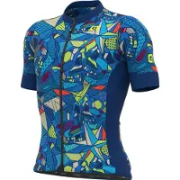 ALÉ - Pragma Over S/S Jersey - Radtrikot Gr 3XL blau