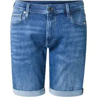 G-Star Raw Herren Jeans 3301 Slim Short - Blauw - Größe 29