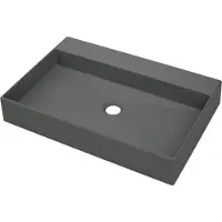 Deante Granite countertop washbasin with space for a tap - 60x40 cm
