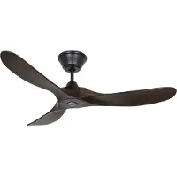 CasaFan Deckenventilator GENUINO schwarz/nussbaum Ø 122 cm leise