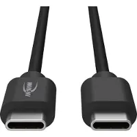 Ansmann 1700-0121, 0,12 m, USB C, USB C, 5 Gbit/s, Schwarz
