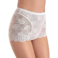 Sassa Panty "Panty Panty mit Elastik-Spitze 2 Stück", Damen, Gr. 36, 2 Stk., weiß, Unterhosen Panty
