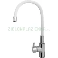 Pyramis 090919538, Herunterziehen, Chrom, Weiß, Stahl, Joystick, Einzelbild, 41 cm