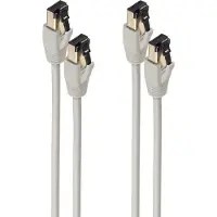 Shiverpeaks BS08-41050-2, 5 m, Cat8.1, F/FTP (FFTP), RJ-45, RJ-45, Grau