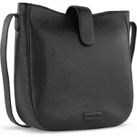 Bugatti Schultertasche Umhängetasche Elsa Shoulder Bag Black schwarz