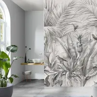 Fashion For Walls Fototapete "Ayana", grau, B:1,5m L:2,7m, Vlies, Tapeten, Fototapete, Phthalate frei