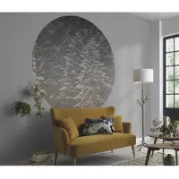 Fashion For Walls Fototapete "Hazy Pines", grau (dunkelgrau), B:1,5m L:2,7m, Tapeten, Fototapete, Phthalate frei