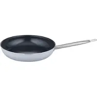 GSW Bratpfanne "Gastro Basic, Gastro-Qualität", grau (grau, schwarz), H:6,5cm Ø:24cm, Pfannen, Bratpfanne, PFAS-freien VITAFLON QUARZIT Antihaft-Versiegelung, Induktion