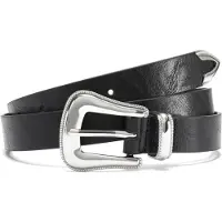 LASCANA Hüftgürtel "Hosengürtel, Cowboygürtel, Anzuggürtel, Westerngürtel, Gürtel", Damen, Gr. 90, schwarz, Lederimitat, Gürtel Hüftgürtel, für Hosen, Jeans & Kleider im modernen Western Look