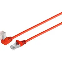 S-Conn Patchkabel cat 6 S/FTP PIMF Winkel-gerade rot 2m