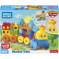 Mega Bloks ABC Musikzug mit Geräuschen (50 Teile)