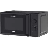 TM Electron TMPMW002BLK EASYWAVE Mikrowellenherd mit 20 Liter, 700W, 5 Leistungsstufen de, Auftaufunktion und Timer de 35 min, Farbe schwarz