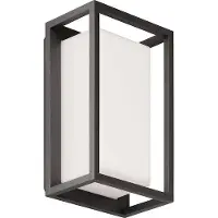 Brumberg 65162103 LED-Wandanbauleuchte 230 V AC, 50 Hz, 13 W, 3.000 K, graphit struktur, IP54, sc