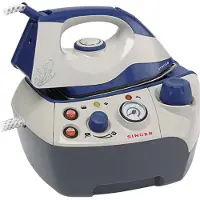 SINGER SHG6201, 850 W, Edelstahl-Bügelsohle, 3 bar, 1,2 l, Schwarz, Blau, Grau, 1350 W