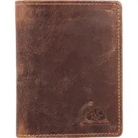 Green Burry GREENBURRY Geldbörse Vintage Wallet RFID Brown braun