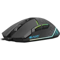 Fury Battler, rechts, Optisch, USB Typ-A, 6400 DPI, Schwarz
