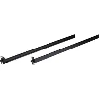 Aten Standardinstallation 2-in-1U Montageset, Montageset, Schwarz, 1 Stück(e), 650 g