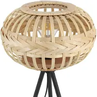 Eglo Rattan-Tischlampe Amsfield 1