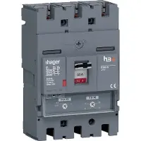 Hager HNT063DR Leistungsschalter h3+ P250 TM ADJ 3P3D 63A 40kA FTC